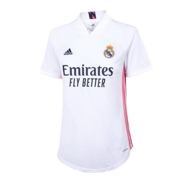 Camiseta Real Madrid Primera Equipación Mujer 2020-2021 Blanco